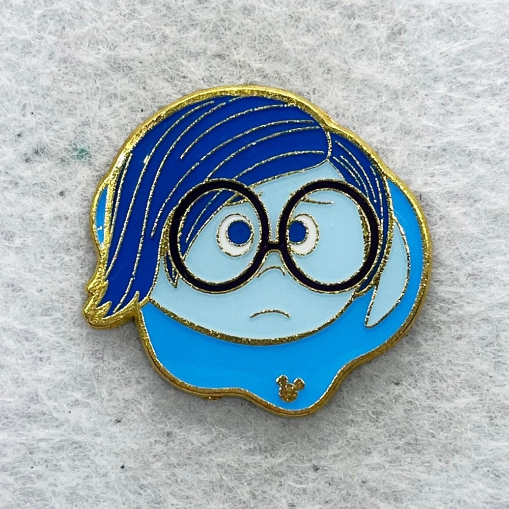 🔮 5/$25 Disney Color Palette Inside Out Sadness Light Blue Paint Pin